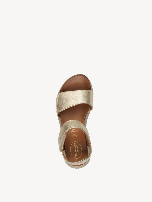 Tamaris Sandals 8-88720-44 in Light Gold